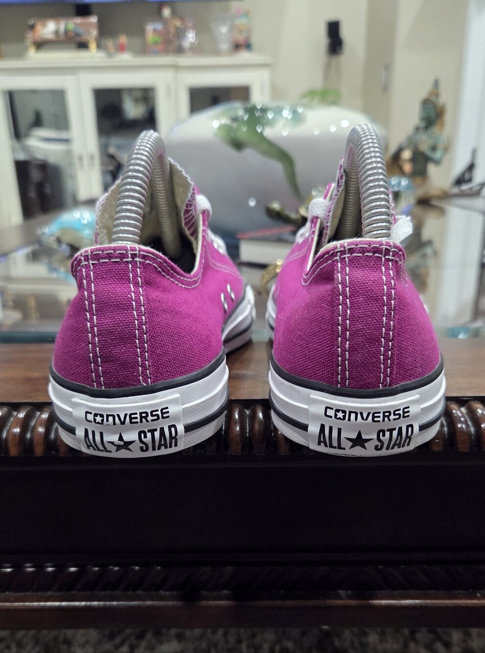Converse Chuck Taylor All Star Low Top Womens Sneakers - Pink - Picture 3 of 6